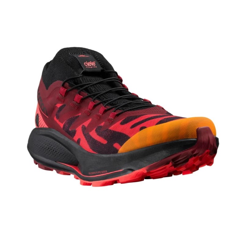 Sapatilhas Trail Running Salomon Pulsar Pro For Ciele Feminino Vermelhas | PT C41893